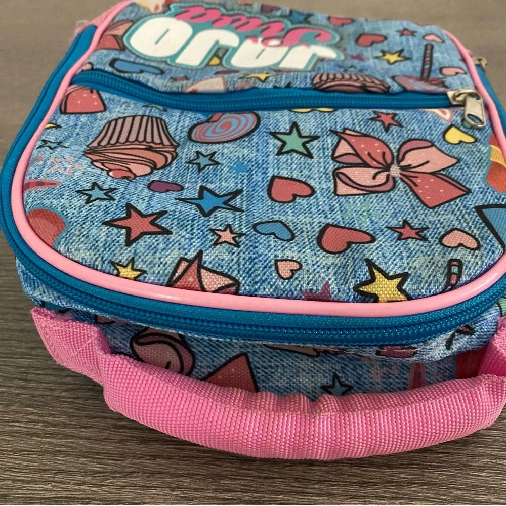 Jojo Siwa Nickelodeon girls Backpack Style Back to School Picnic Party Lunchbox